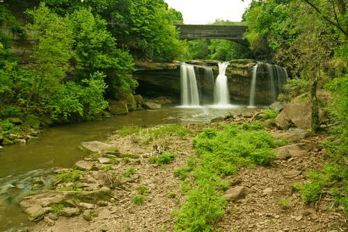 Cascade Park West Waterfall Elyria Ohio