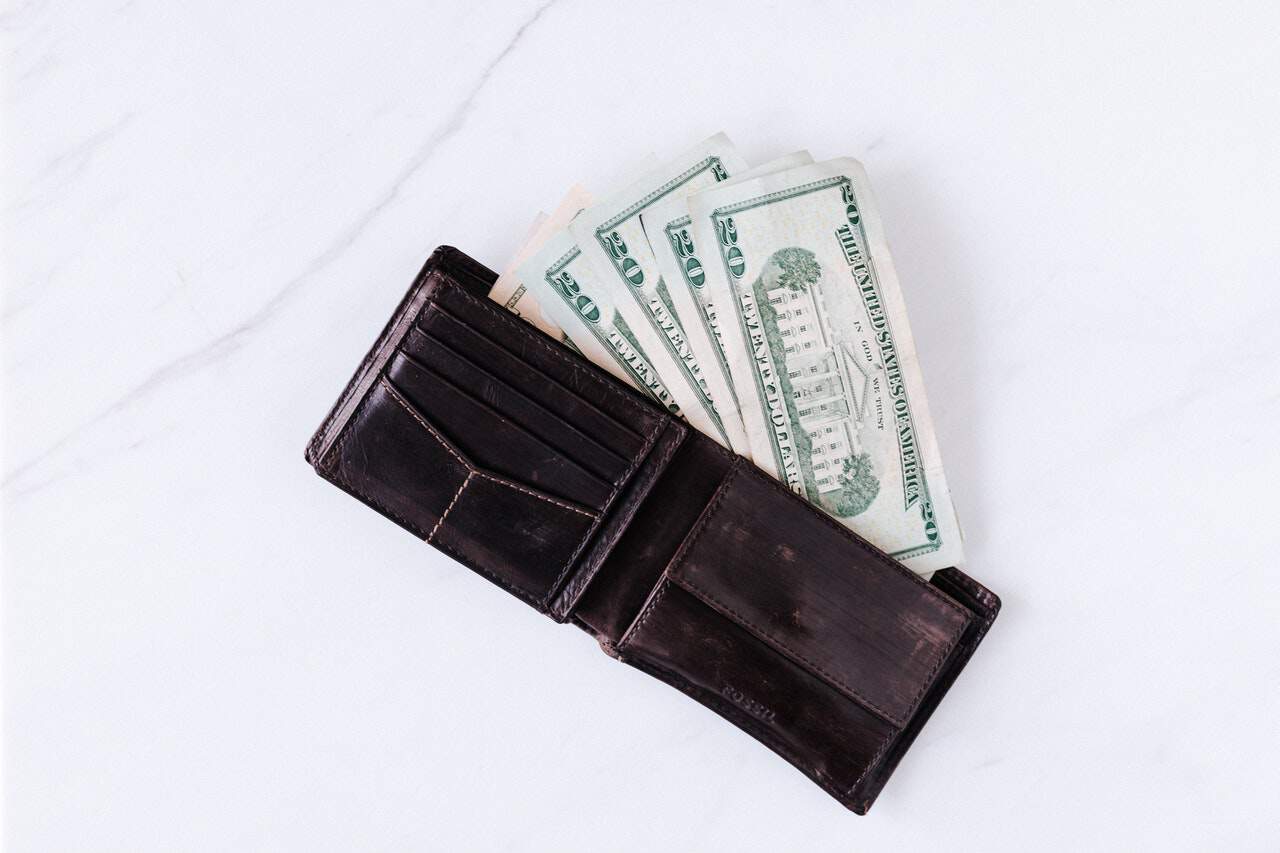 wallet with money