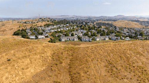 Car Title Loans in Vallejo, California Aerial stock photos of the Glen Cove neighborhood in Vallejo at the northeastern end of San Francisco Bay.